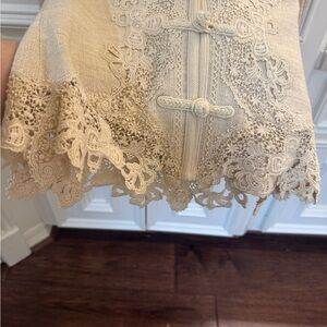 Ralph Lauren Black Label Cream Lace Top